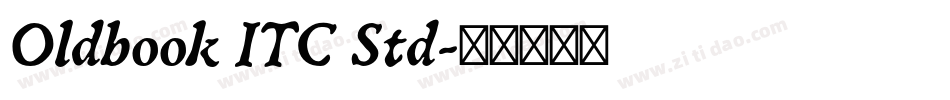 Oldbook ITC Std字体转换